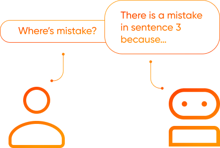 KI-gestützte Lernunterstützung mit Fehleranalyse, Korrekturen und kontextbasierten Erklärungen